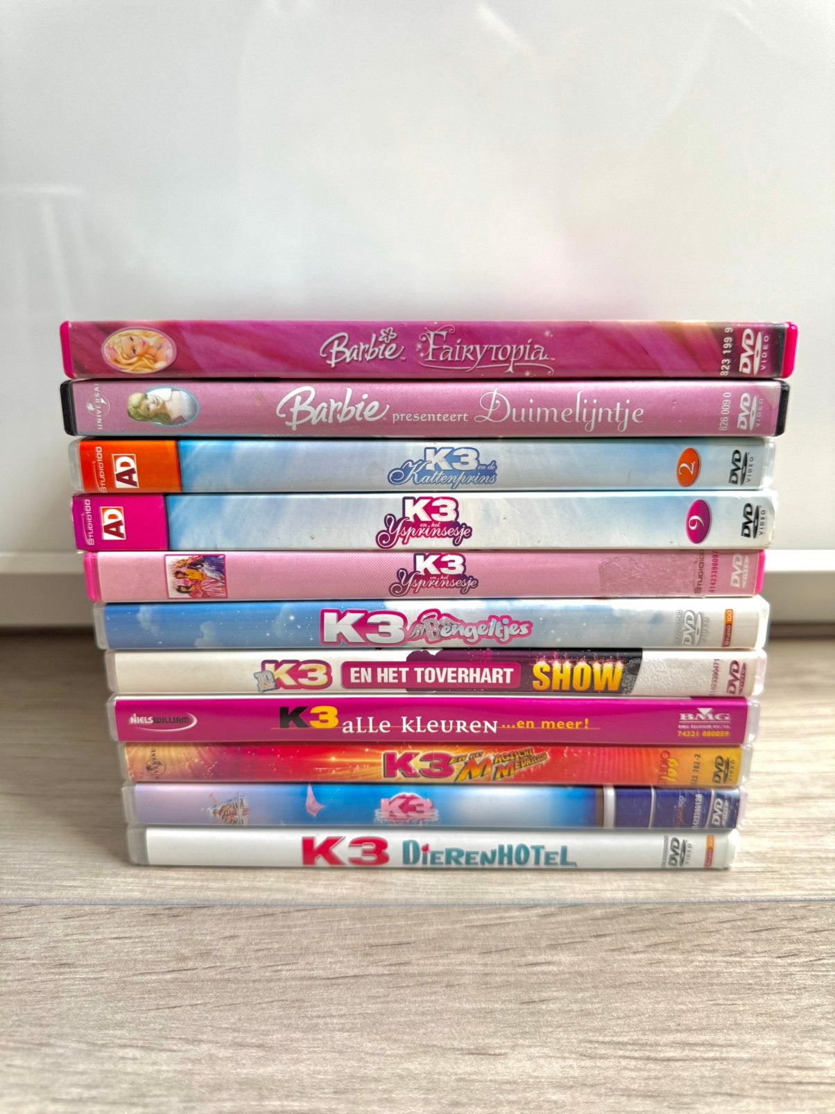 K3 en barbie dvd lot, Alle leeftijden, Ophalen of Verzenden, Zo goed als nieuw