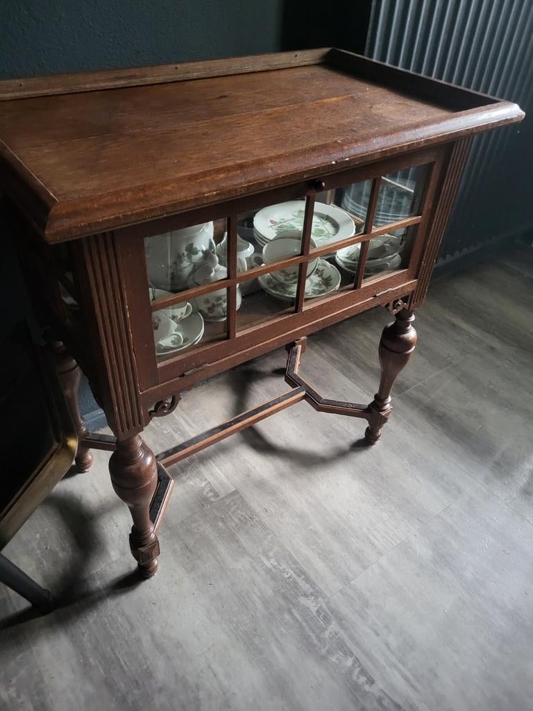 Vintage theekastje / servieskastje - 57x38.5x76 cm, Ophalen of Verzenden