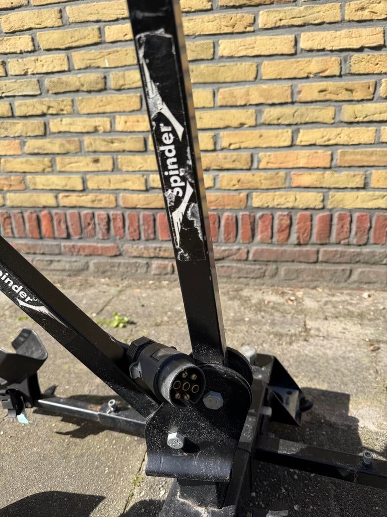 Spinder Hawk Trekhaak Fietsendrager voor 2 fietsen, Ophalen, 2 fietsen, Gebruikt, Trekhaakdrager