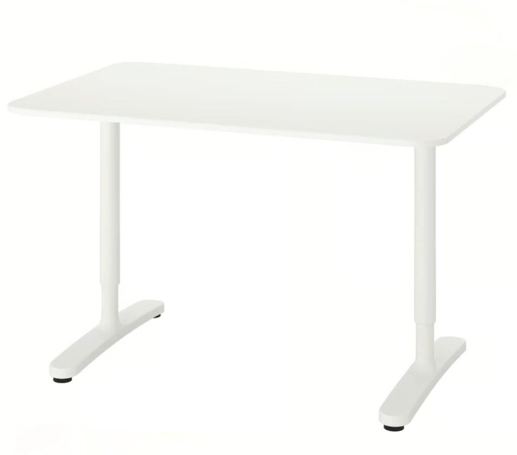 IKEA Bekant bureau wit, 120x80 cm, Huis en Inrichting, Ophalen, Zo goed als nieuw