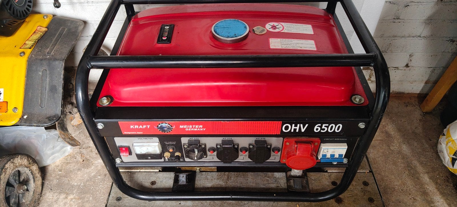 Kraft Meister Germany OHV 6500 generator, Ophalen, Gebruikt