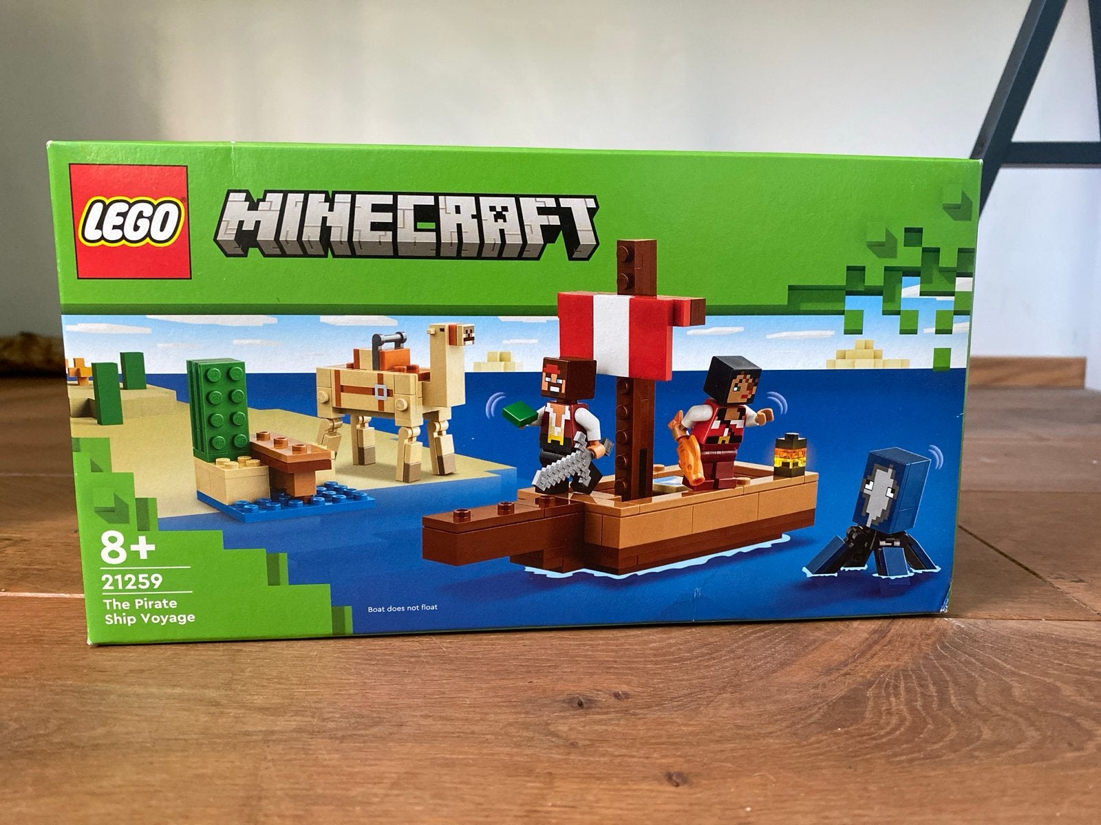 LEGO Minecraft - The Pirate Ship Voyage 21259, Kinderen en Baby's, Speelgoed | Bouwstenen, Ophalen, Gebruikt