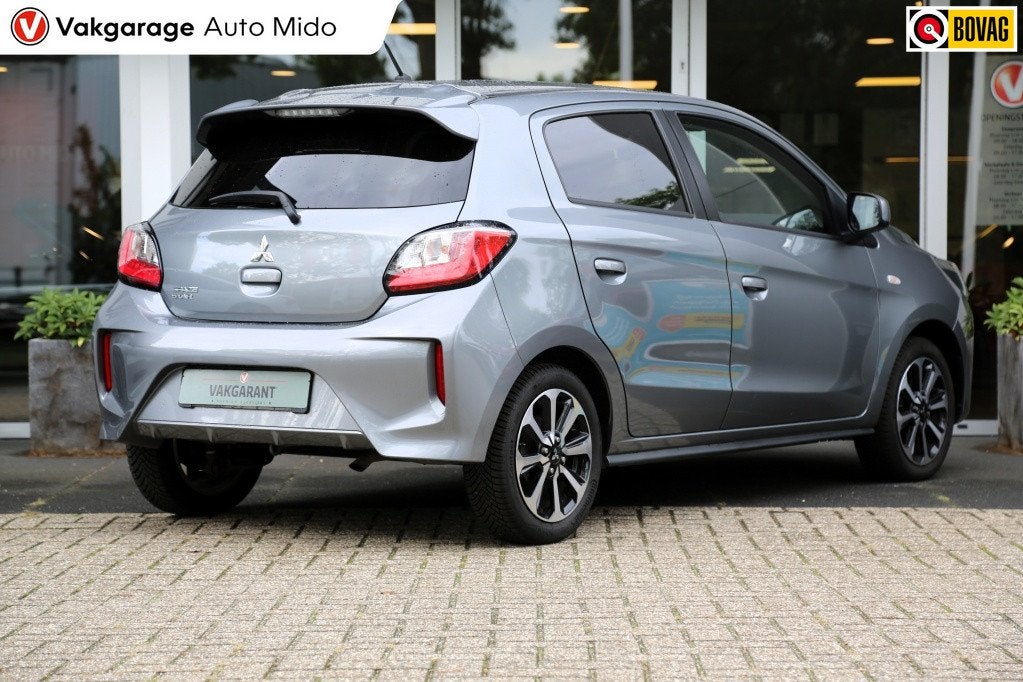 Mitsubishi Space Star 1.2i CVT Automaat Intro Edition, Origineel Nederlands, 3 cilinders, Zilver of Grijs, Stoelverwarming