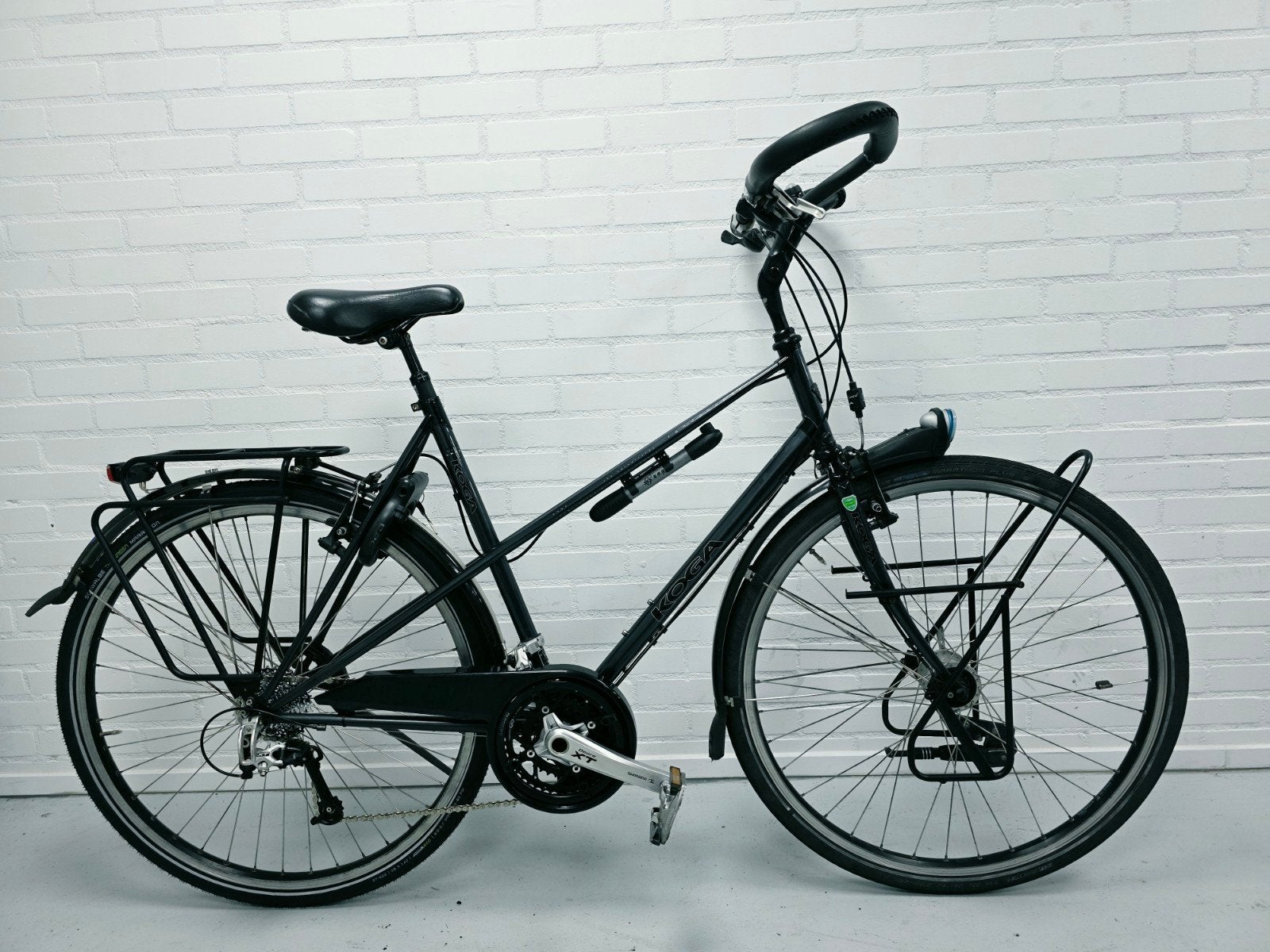 Koga Randonneur Chromoly 3x9 XT trekking hybride vakantie, Ophalen, 28 inch, Gebruikt, Velgrem