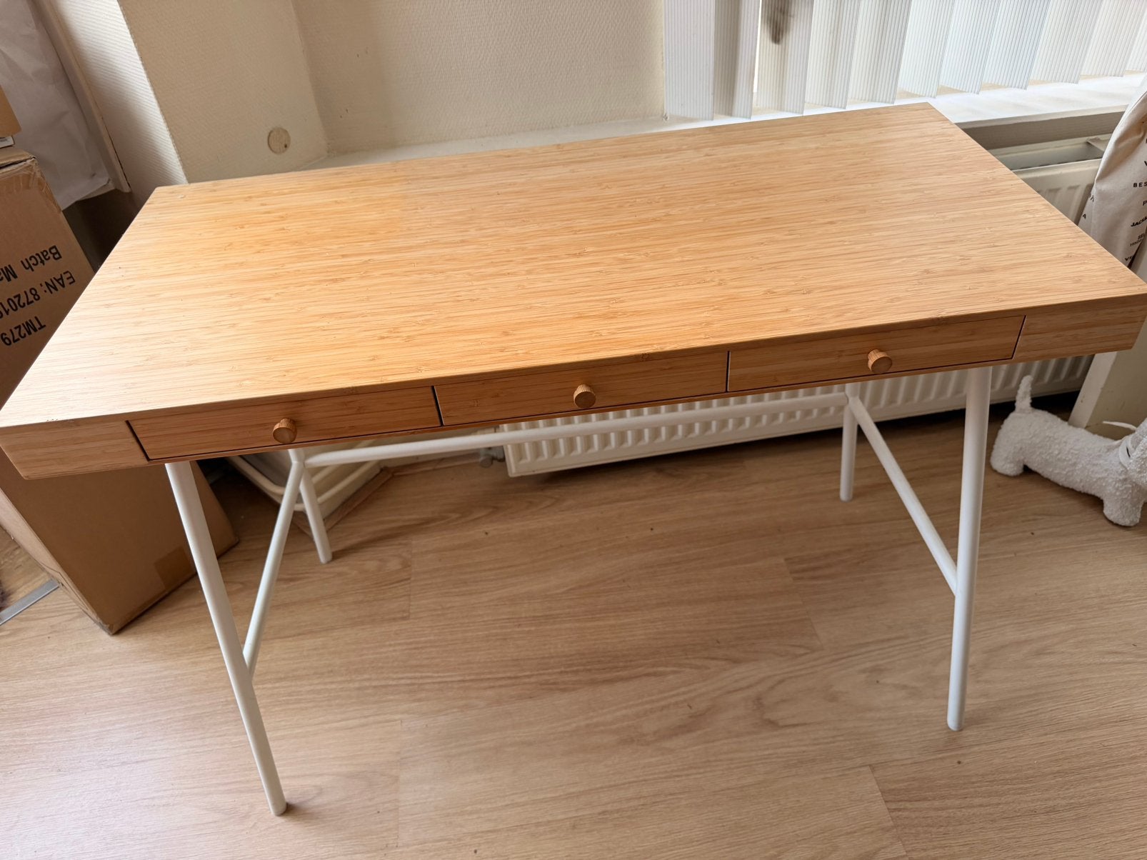 Ikea desk, Ophalen, Gebruikt, Hout, 74 cm