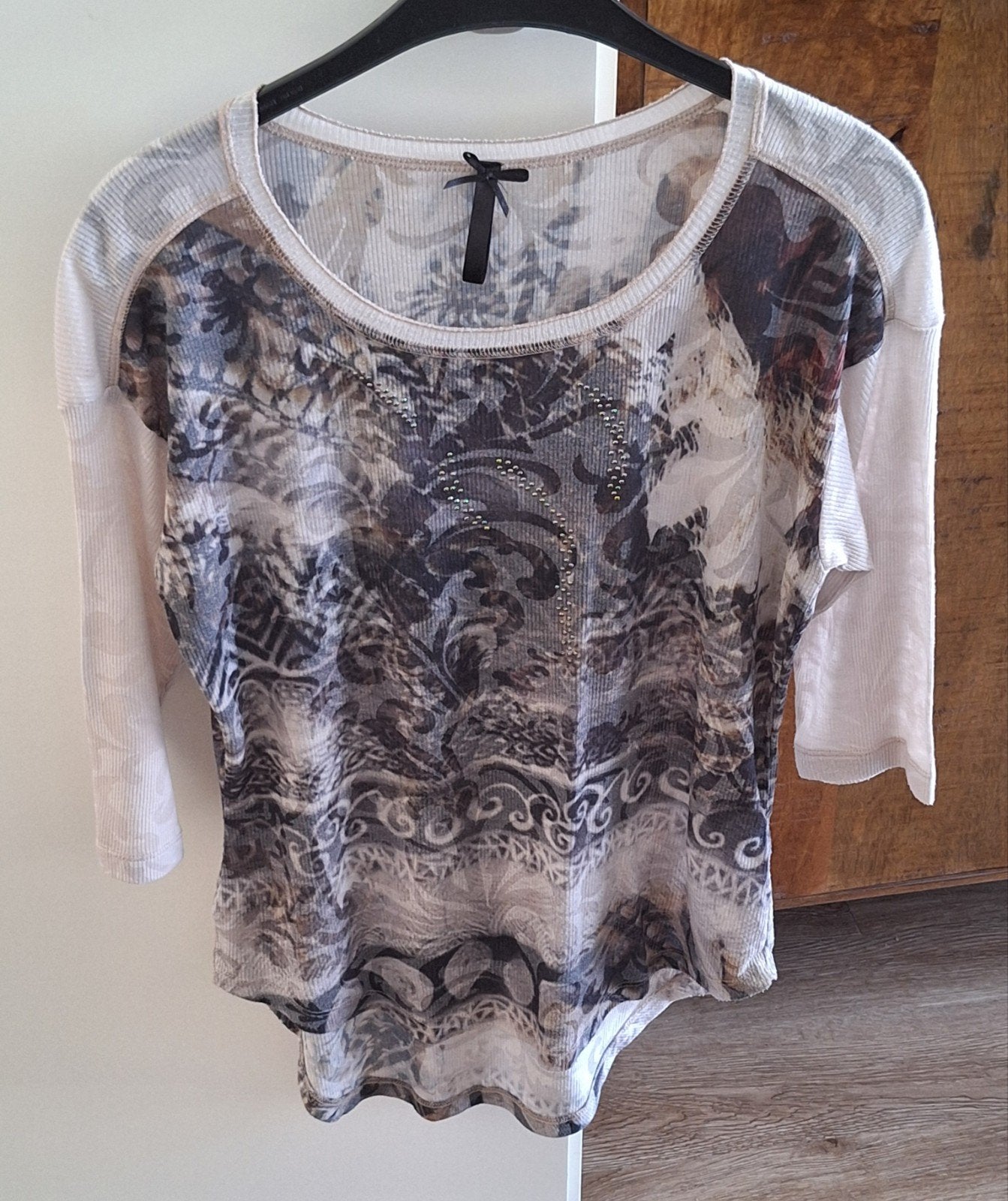 TOP MAAT S KEY LARGO, Kleding | Dames, Bruin, Ophalen of Verzenden, Zo goed als nieuw, Lange mouw