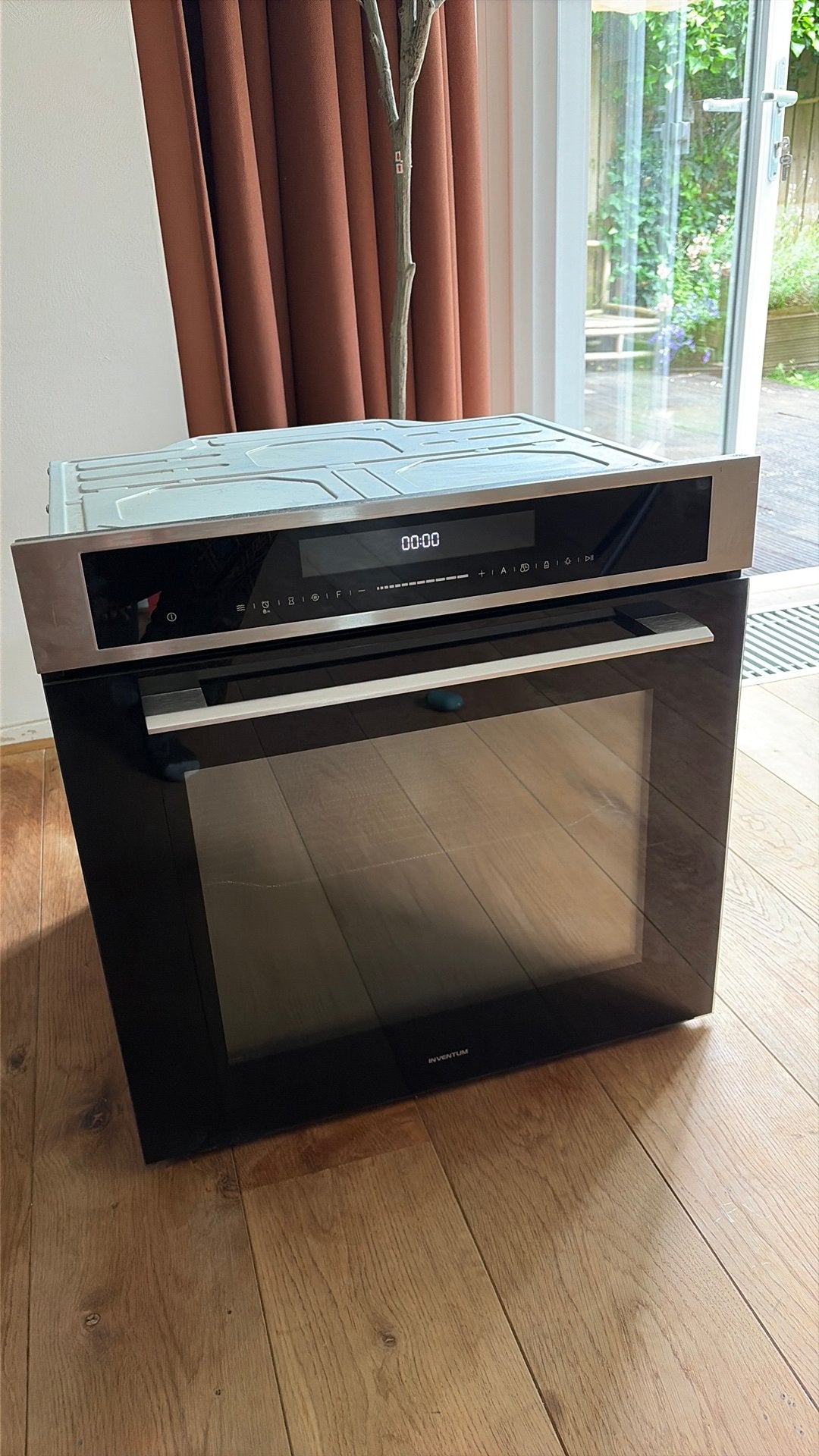 Inventum goede staat inbouw Combi magnetron, Ophalen, Gebruikt, Hete lucht, Inventum