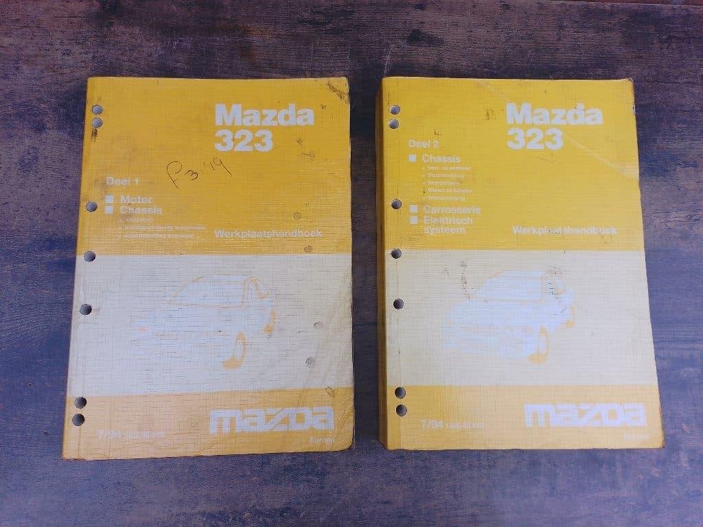 Mazda 323 dealer werkplaatsboeken 1994, Boeken, Ophalen of Verzenden, Gelezen, Mazda
