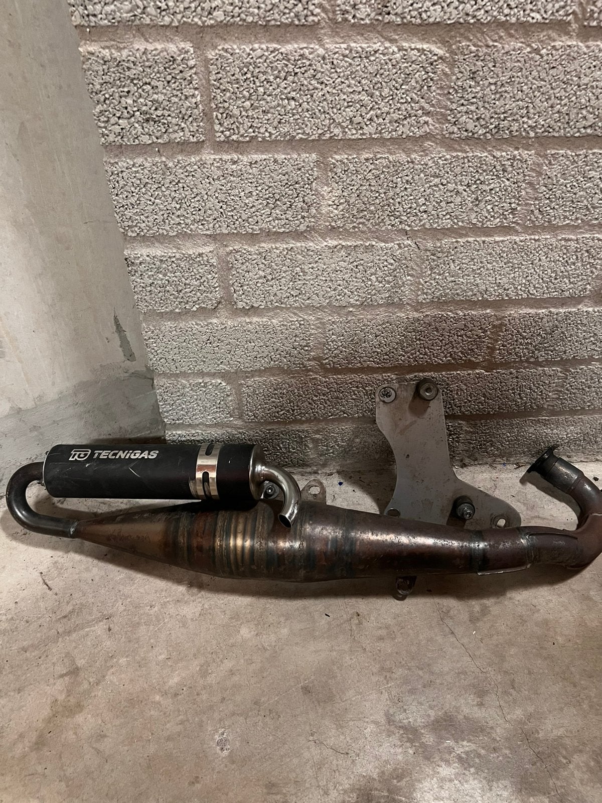 Gilera Runner 180cc Uitlaat terugloper, Ophalen of Verzenden, Zo goed als nieuw