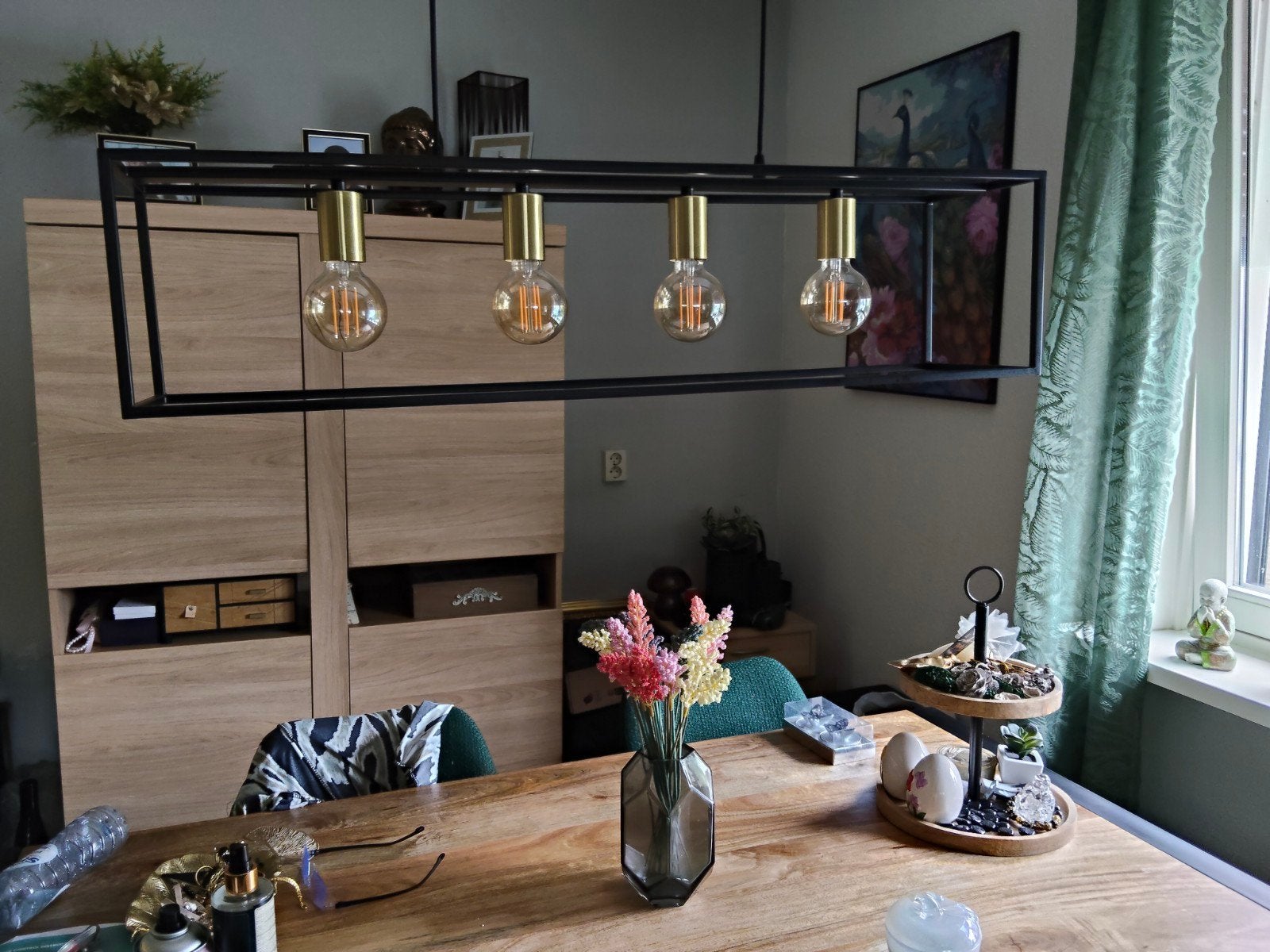 Hanglampen per twee industrieel, Huis en Inrichting, Lampen | Hanglampen, Ophalen of Verzenden