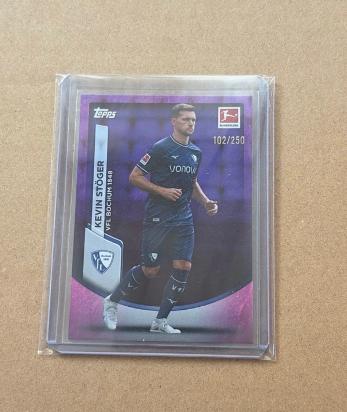 Kevin Stöger /250, Verzamelen, Ophalen of Verzenden, Zo goed als nieuw, Buitenlandse clubs, Spelerskaart