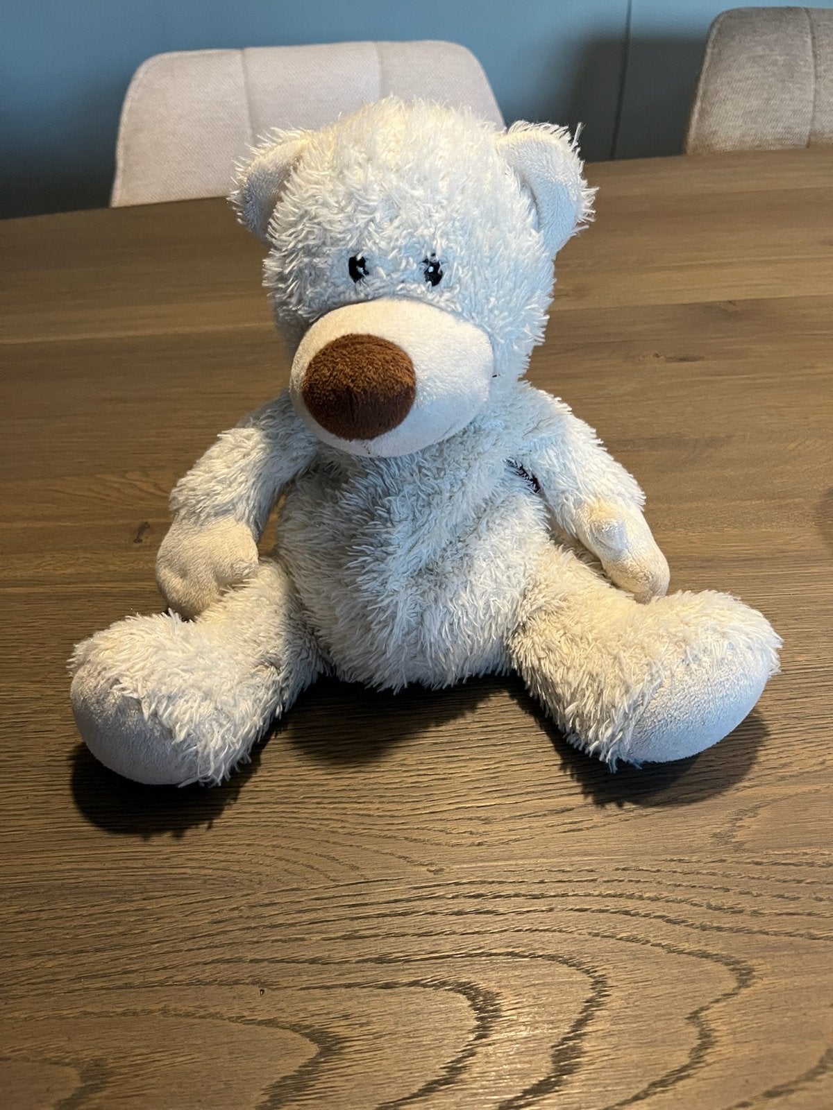 Witte Warmies knuffelbeer, Kinderen en Baby's, Gebruikt, Overige merken, Beer, Ophalen of Verzenden