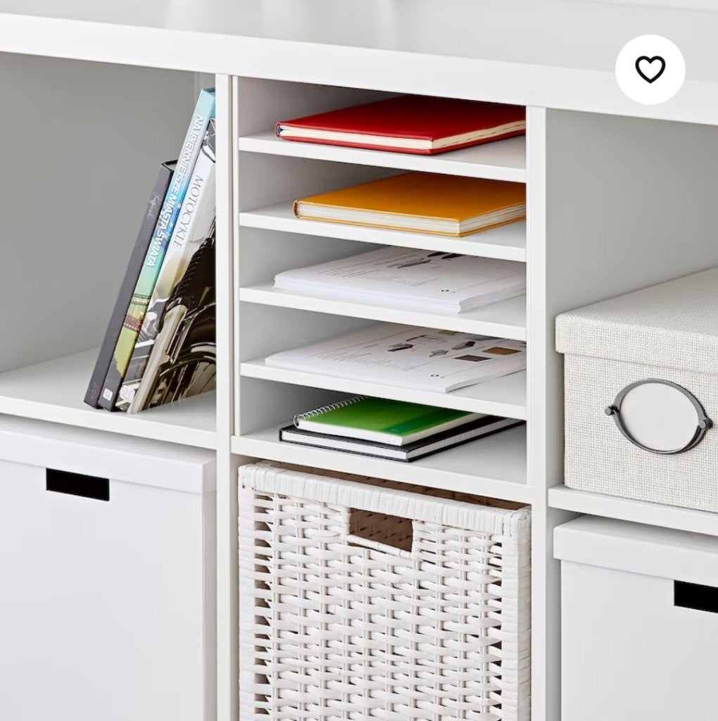 2x kallax verdeler boekenplank houder divider Ikea, Ophalen of Verzenden, Zo goed als nieuw