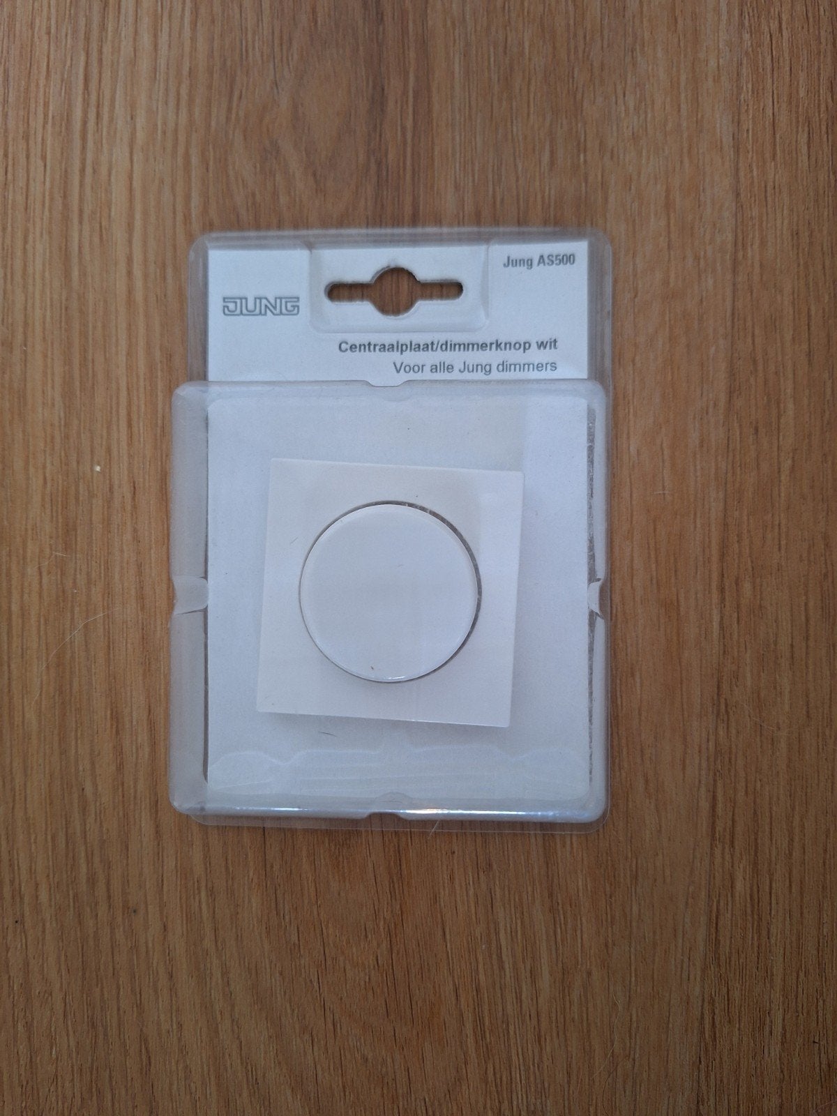 Jung AS500 Centraalplaat/Dimmerknop Wit, Ophalen of Verzenden, Nieuw, Jung, Dimmer