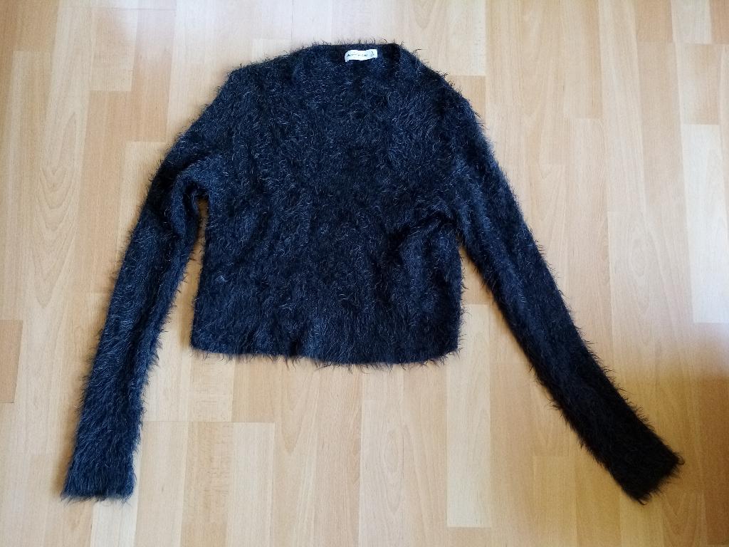 Grijze dunne trui Abercrombie & Fitch maat S, Ophalen of Verzenden, Zo goed als nieuw, Maat 36 (S), Grijs