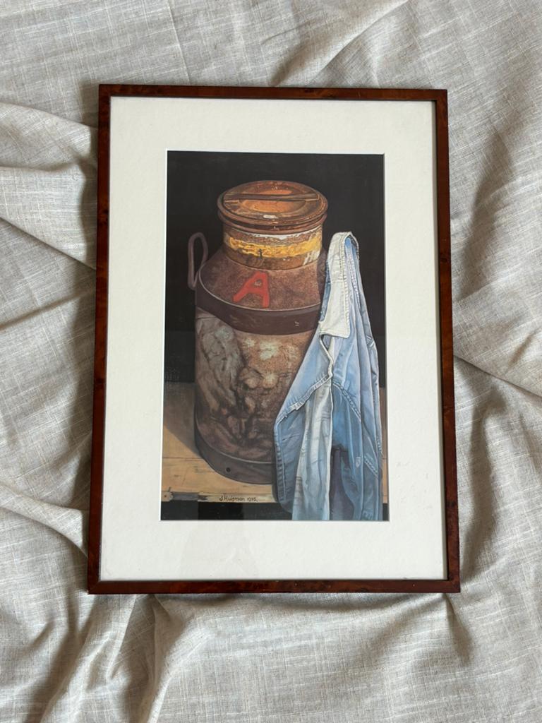 Preloved Jopie Huisman druk kleurengiclee op aquarel papier, Ophalen of Verzenden