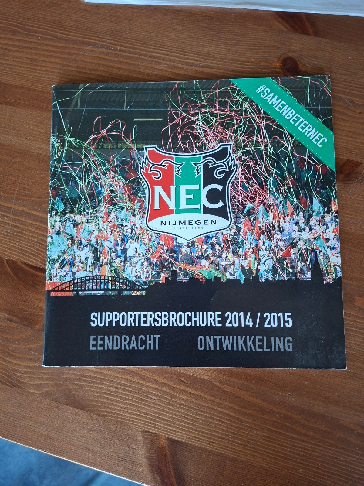 NEC Nijmegen Supportersbrochure 2014/2015, Ophalen of Verzenden, Zo goed als nieuw, Balsport