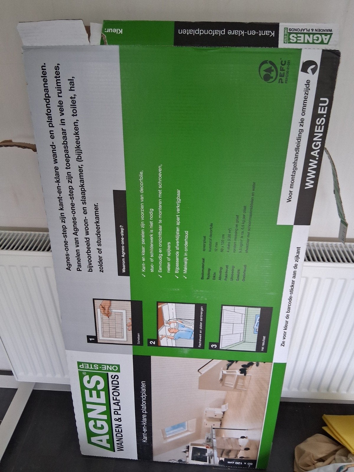 Agnes One-Step Kant-en-klare wand- en plafondpanelen, Doe-het-zelf en Verbouw, Ophalen, Nieuw