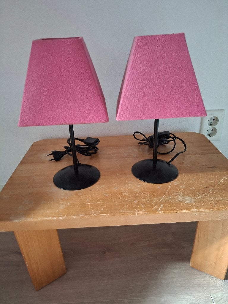 2 leuke schemerlampjes, Huis en Inrichting, Ophalen, Kunststof, E14 (klein), Overige stijlen