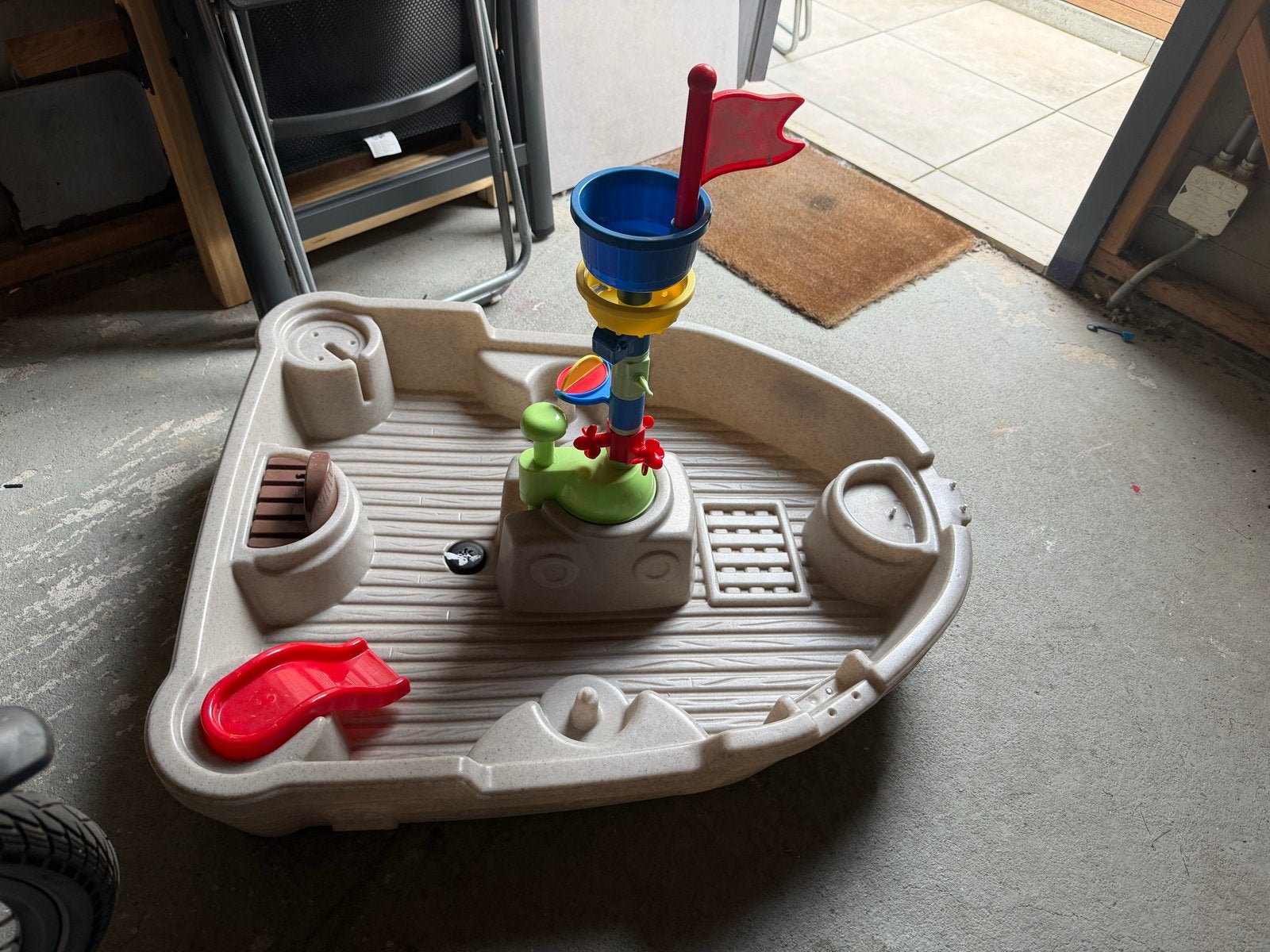 Little Tikes Piratenboot Watertafel met accessoires, Ophalen, Gebruikt