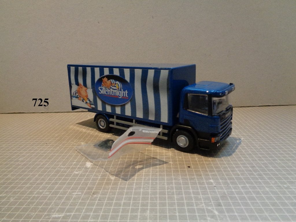 lion scania p bakwagen silent night, Hobby en Vrije tijd, Modelauto's | 1:50, Ophalen of Verzenden, Zo goed als nieuw, Bus of Vrachtwagen