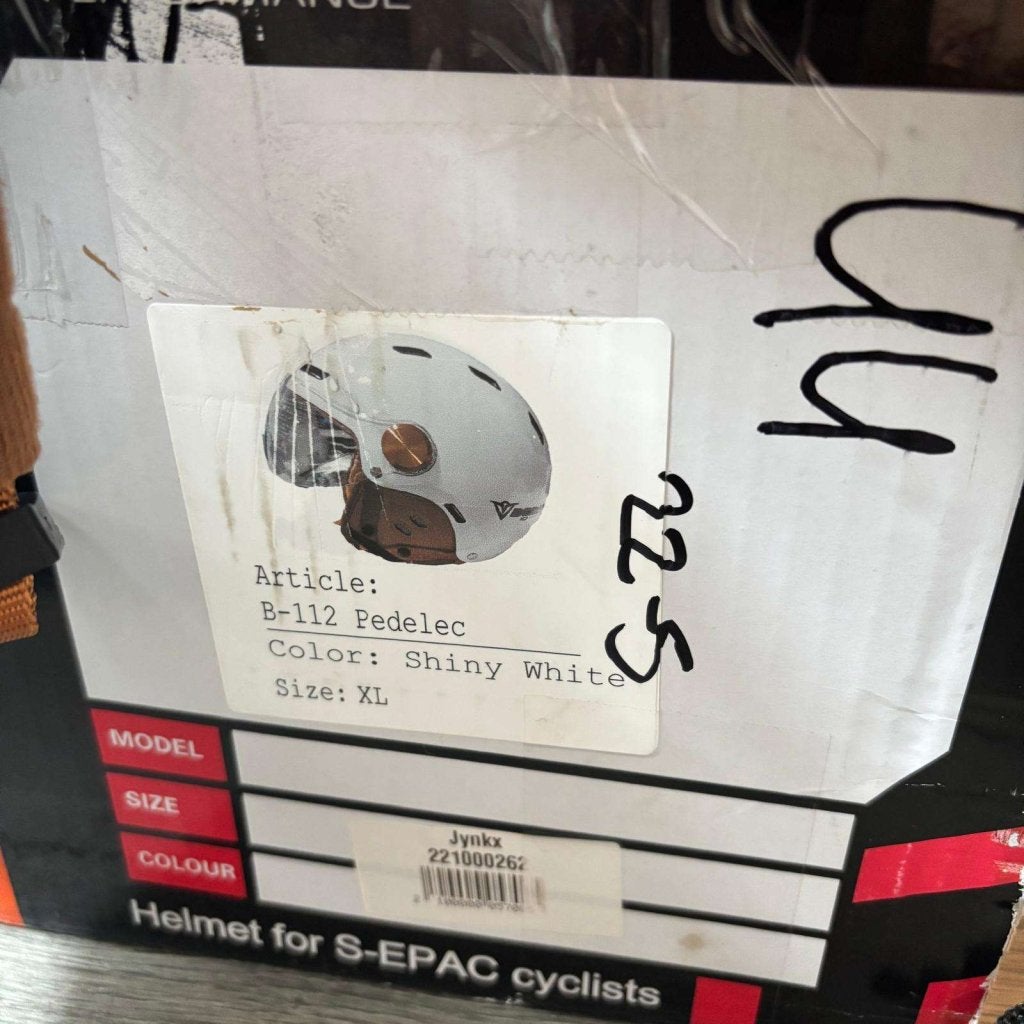 Demm snorscooter helm wit (Speed Pedelec) NIEUW!, Info@jynkx.com, Nieuw, Ophalen of Verzenden, Piazza 99