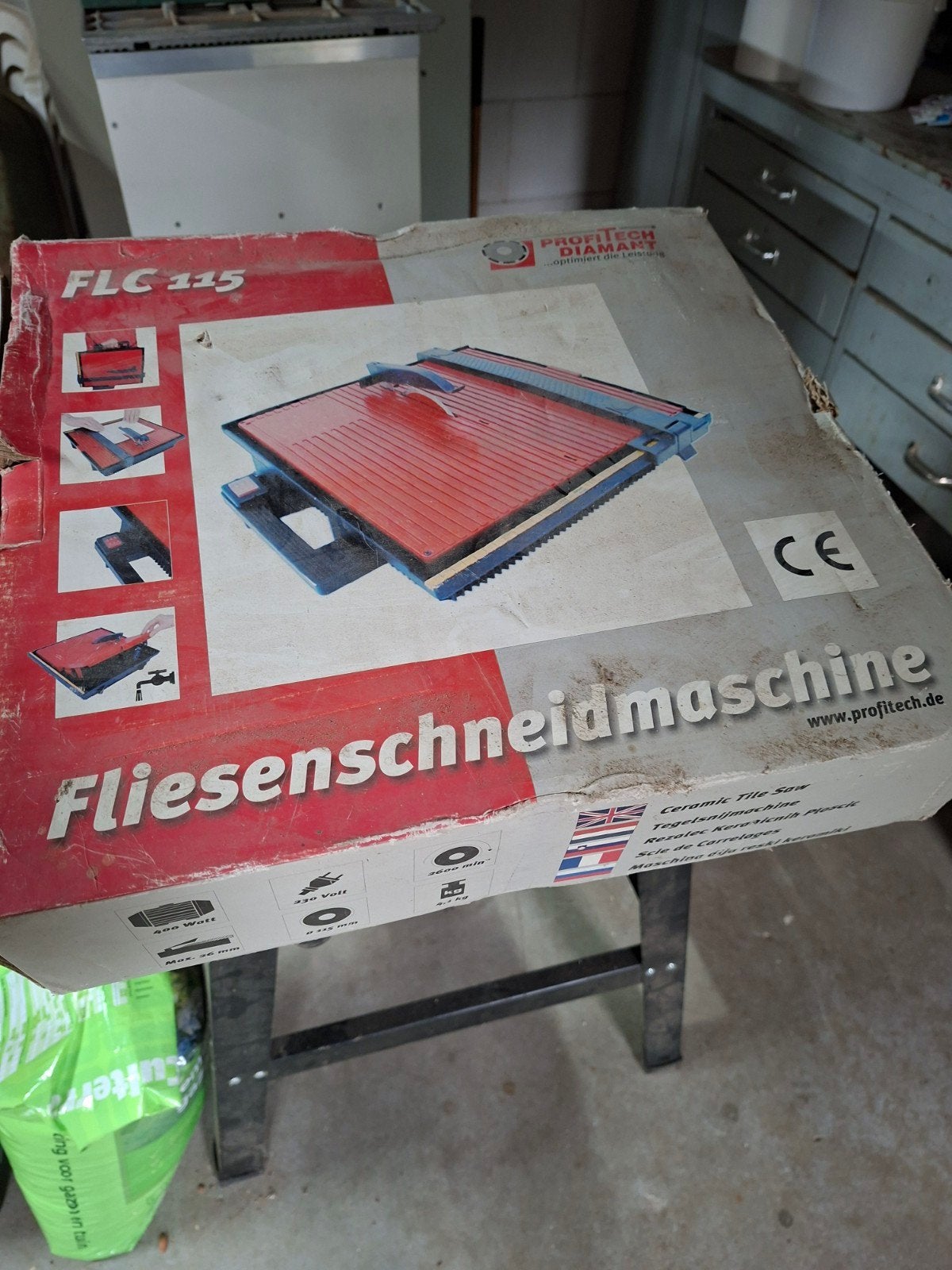 ProfiTech Diamant FLC 115 Tegelsnijmachine, Ophalen, 60 cm of meer, Nieuw, Minder dan 5 m²