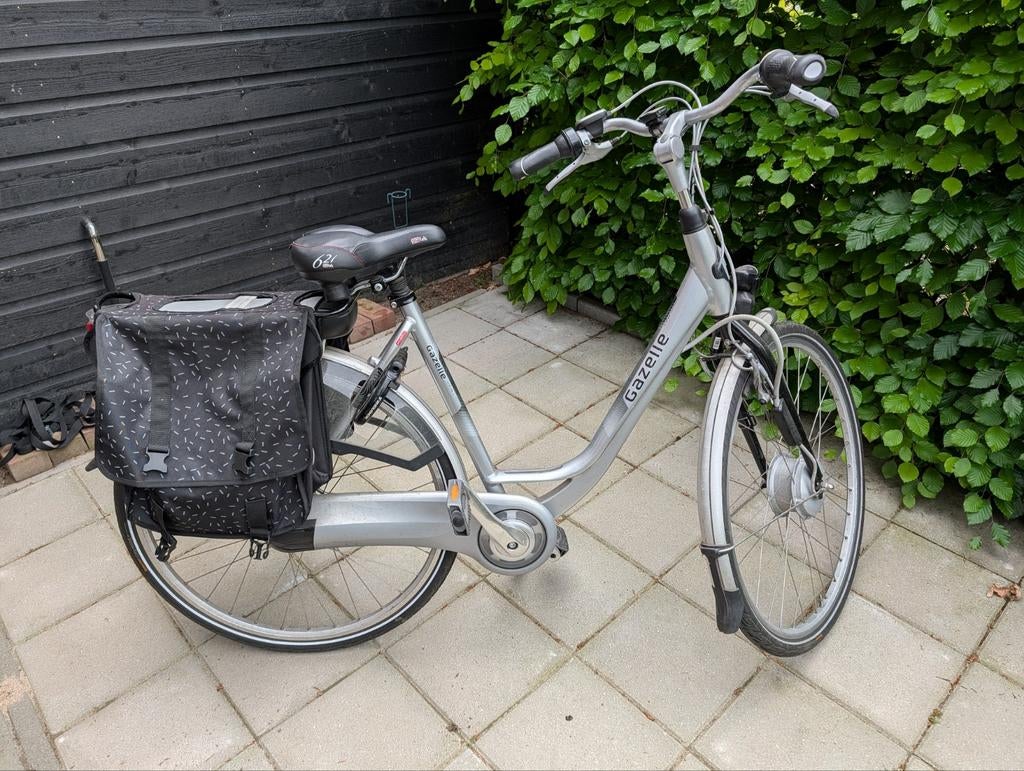 Gazelle elektrische fiets met fietstassen, Ophalen, Gebruikt, 51 tot 55 cm, Gazelle