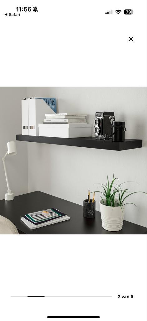 IKEA wandplank 110x26 cm - Zo goed als nieuw, Ophalen of Verzenden, Zo goed als nieuw