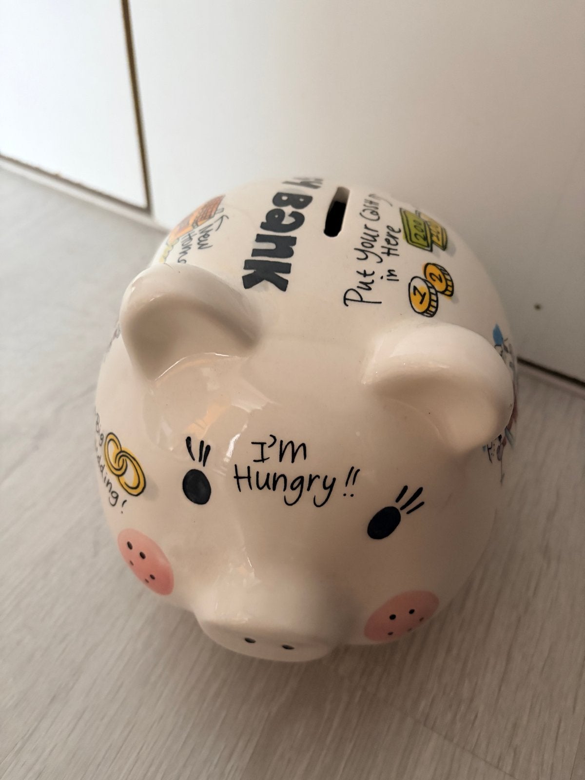 Leuke spaarpot met Amsterdam thema, Ophalen of Verzenden, Gebruikt, Steen, Aardewerk of Keramiek, Dier