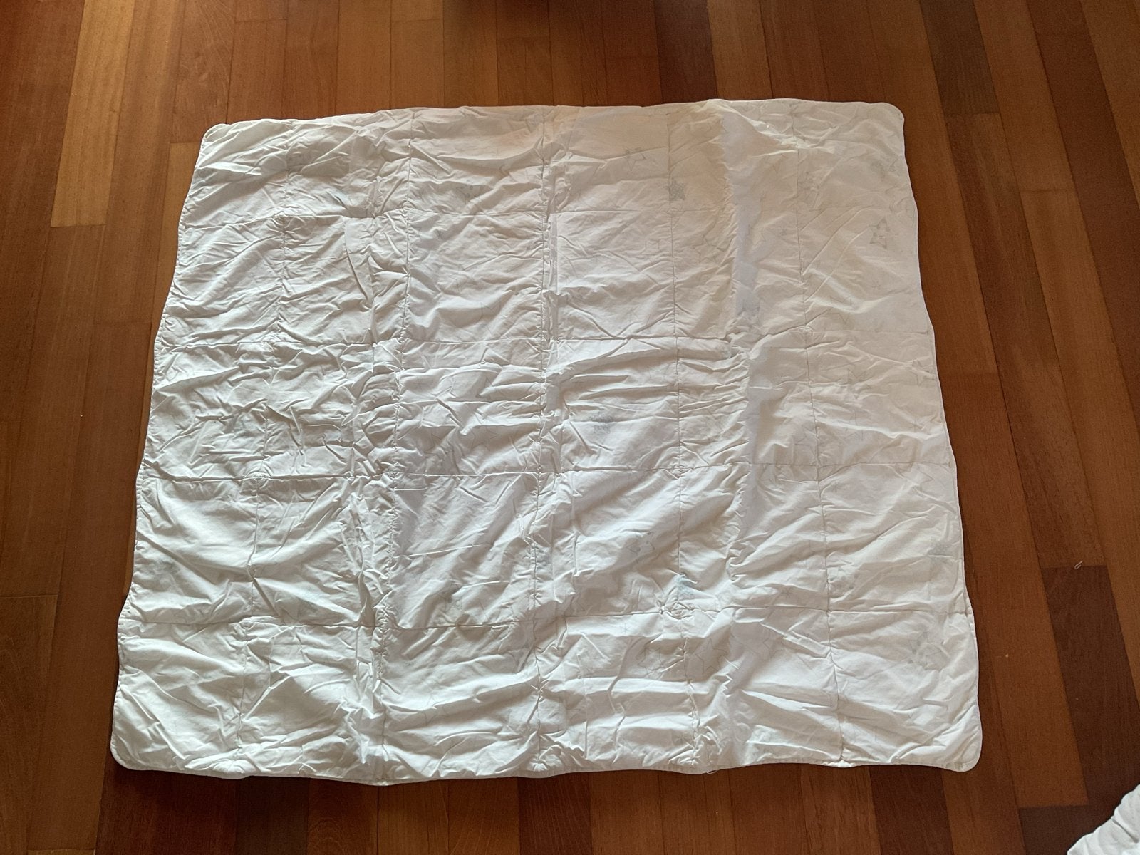 Wit dekbed voor ledikant - wasbaar in wasmachine, Ophalen, Gebruikt, Wasbaar, Wit