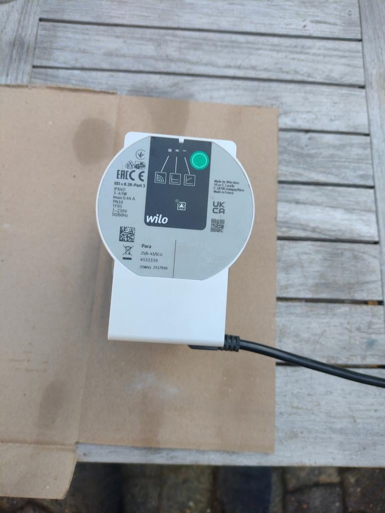 Wilo Para 25/6SCU Circulatiepomp, Ophalen of Verzenden