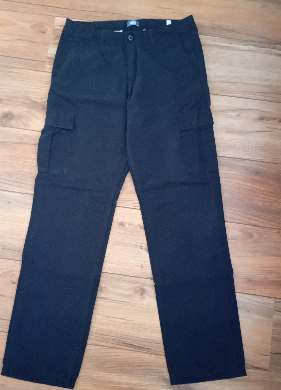 JACK&JONES cargobroek zwart maat 176, Broek, Ophalen of Verzenden, Zo goed als nieuw, JACK&JONES