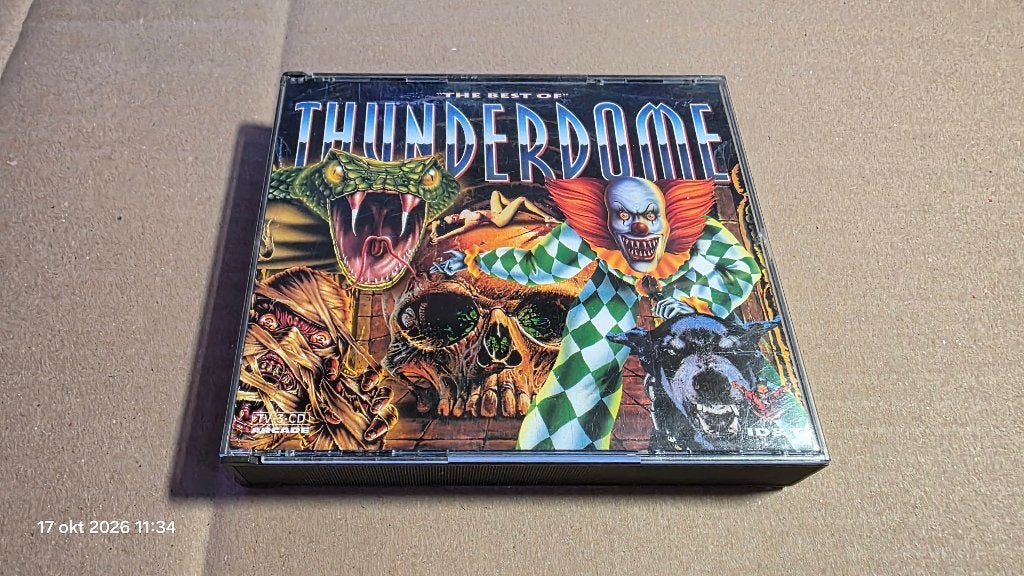 Thunderdome "The Best Of" MISPRINT 1995, Hardcore, Verzenden, Zo goed als nieuw, Eerste persing