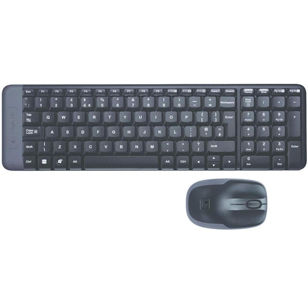 Logitech MK220 - Draadloos toetsenbord met muis met dongle., Computers en Software, Toetsenborden, Gebruikt, Toetsenbord en muis-set