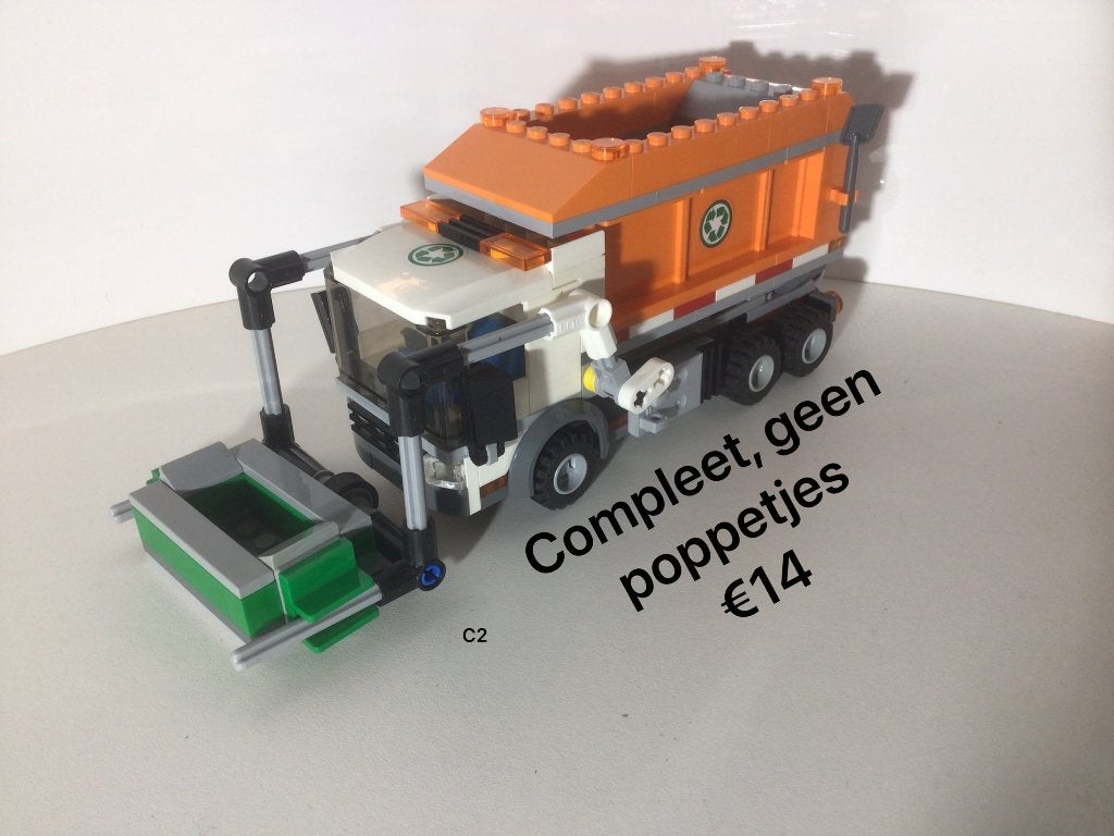 Lego City Vuilniswagen - Compleet (zonder poppetjes), Lego, Ophalen of Verzenden, Compleet, Complete set