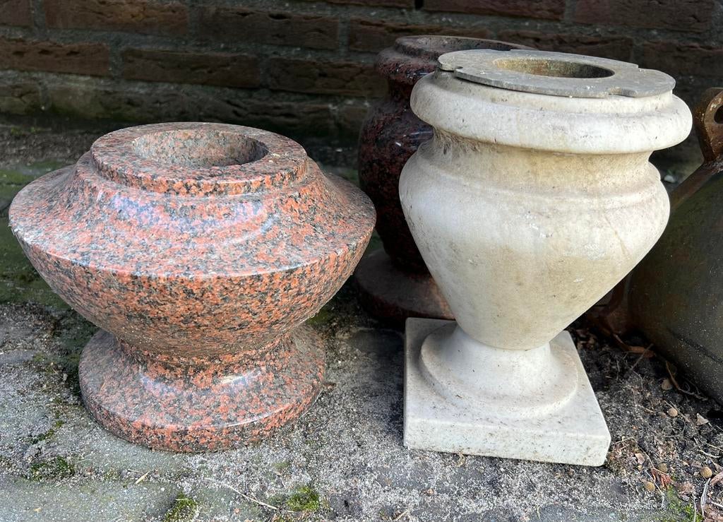OUDE TUINVAAS VAN NATUURSTEEN, Tuin en Terras, Tuinvazen, Ophalen, Gebruikt