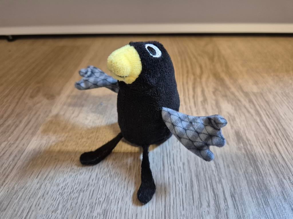 Vogel vingerpopje - Coco kan het - prentenboek knuffeltje, Ophalen of Verzenden
