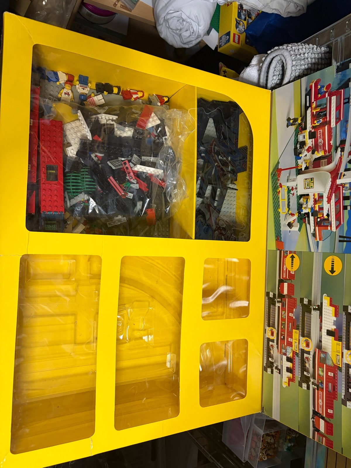 Lego Legoland 6399 Airport Shuttle Trein met doos, Gebruikt, Lego, Ophalen of Verzenden, Compleet