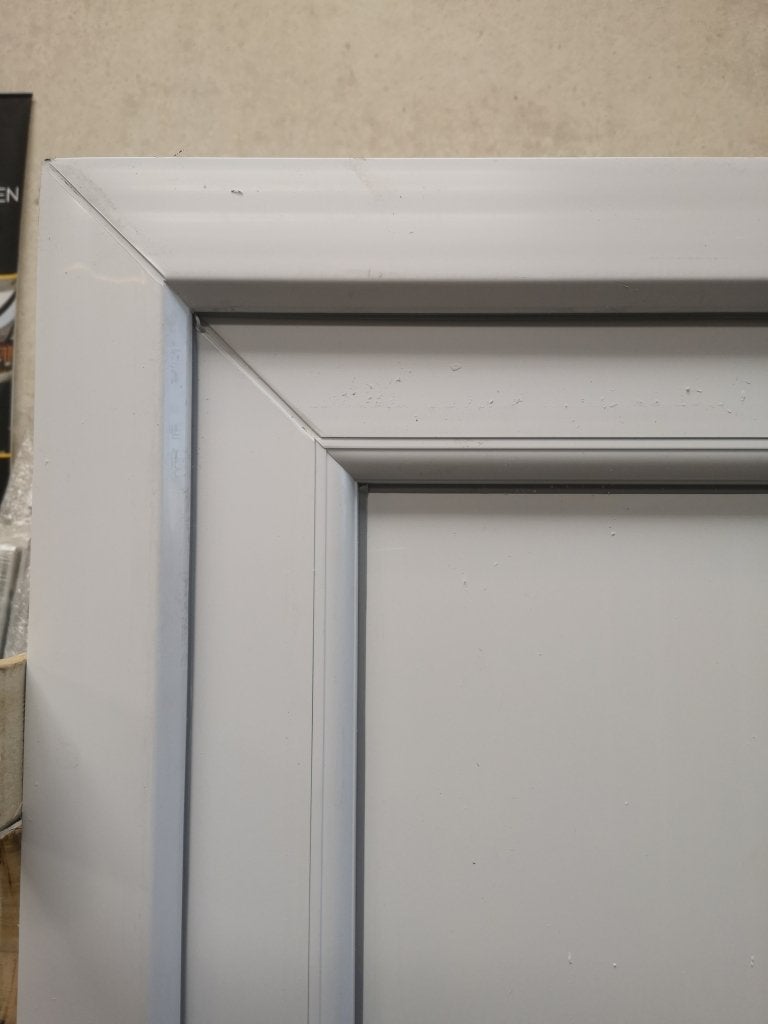 Kunststof buitendeur 98 x 200 wit RAL 9016, Niet ingevuld, 80 tot 100 cm, Niet ingevuld, Nieuw