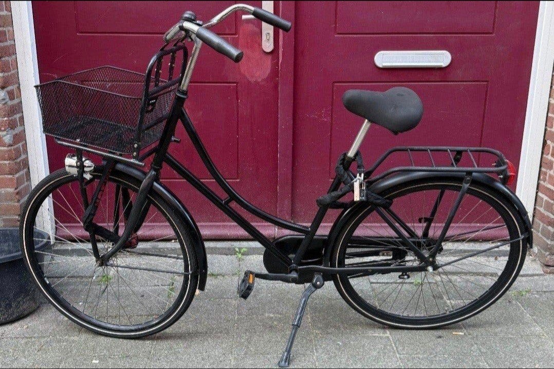 omafiets 28 inch met terugtraprem ( FrameMaat 50 CM ), Fietsen en Brommers, 50 tot 53 cm, Ophalen, Gebruikt, Terugtraprem