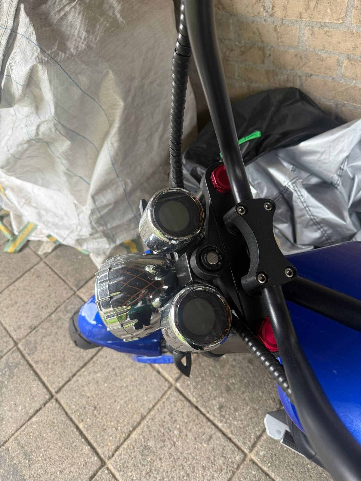 Mooie blauwe elektrische scooter, Elektrisch, Zo goed als nieuw, Ophalen, Overige merken