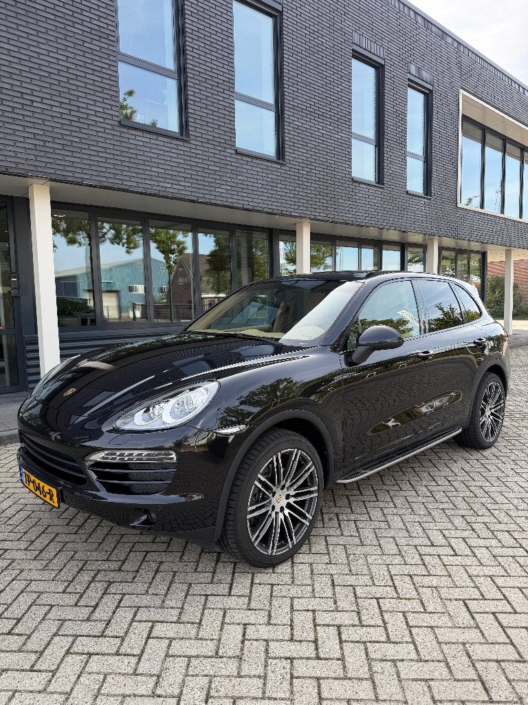 Porsche Cayenne 2013 met weinig km, Auto's, Cayenne, Beige, Zwart, Leder