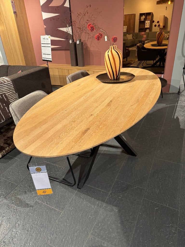 Te koop: Trendhopper eetkamer tafel Haiko, 200 cm of meer, Zo goed als nieuw, Eikenhout, Rechthoekig