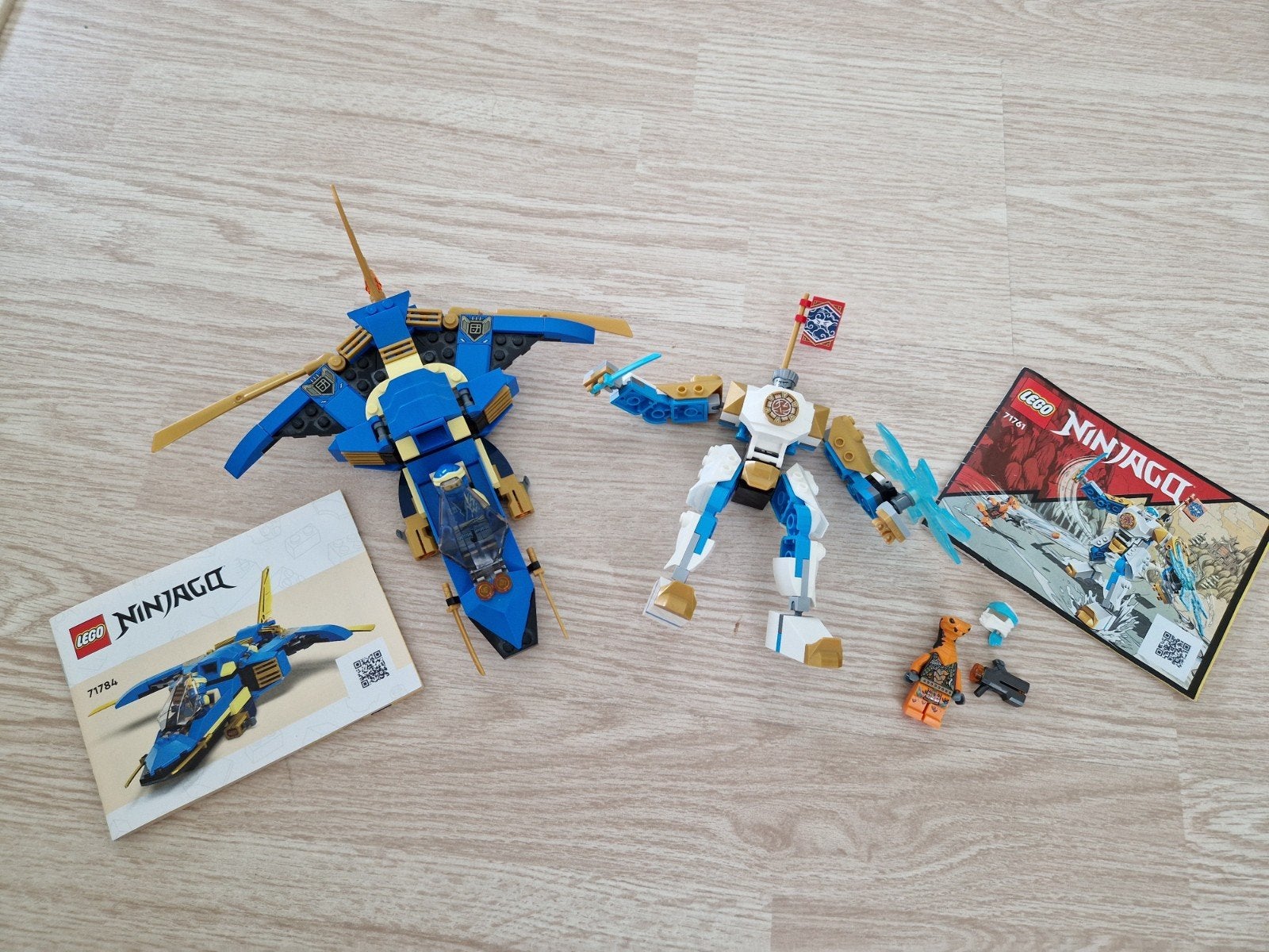 LEGO Ninjago sets 71761 en 71784, Lego, Ophalen of Verzenden, Zo goed als nieuw, Inclusief instructies