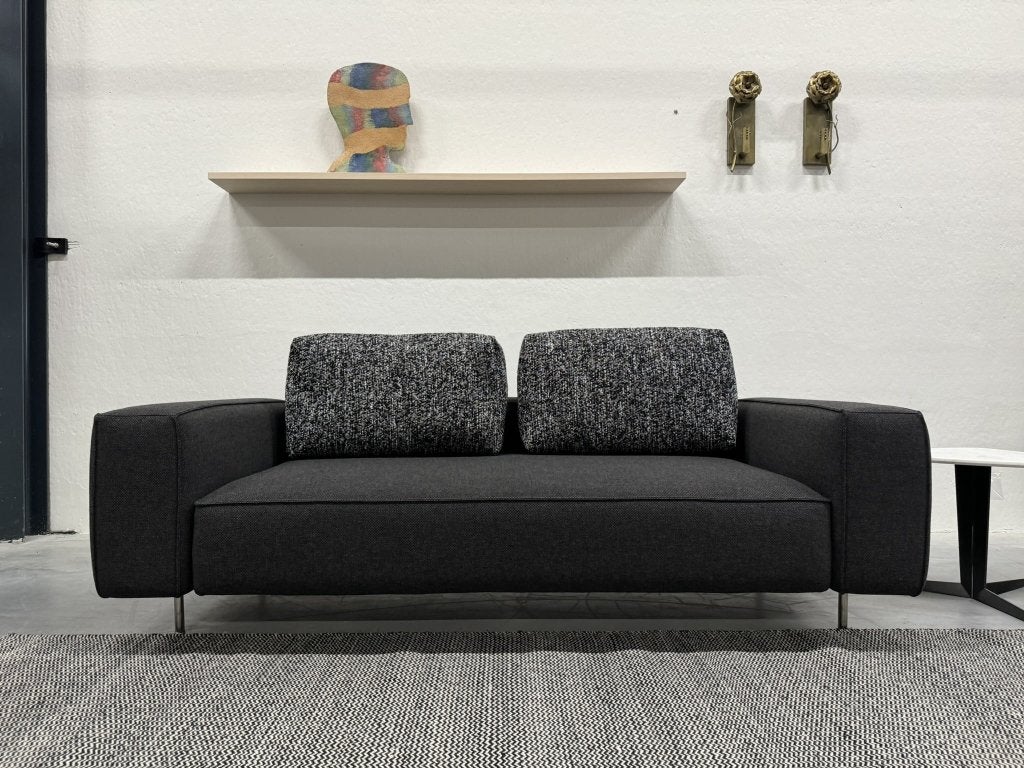 Nieuw Gelderland 7780 2,5 zits bank zwart wit stof Kvadrat, Ophalen of Verzenden, Rechte bank, Info@gelderlanddesign.com, Gelderland