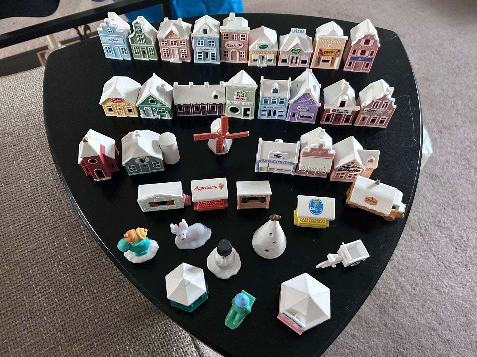 Albert Heijn huisjes en winterdorp items kerst, Ophalen of Verzenden, Zo goed als nieuw