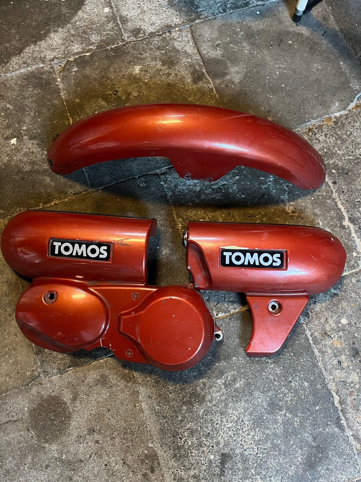 Tomos Kappen Set Rood - Gebruikt, Ophalen, Gebruikt, Kap