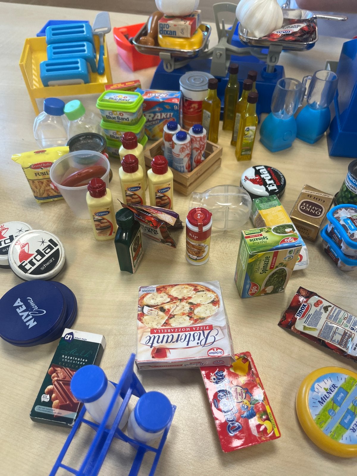 Grote collectie mini boodschappen met mandje en tas, Ophalen, Gebruikt, Jongen of Meisje