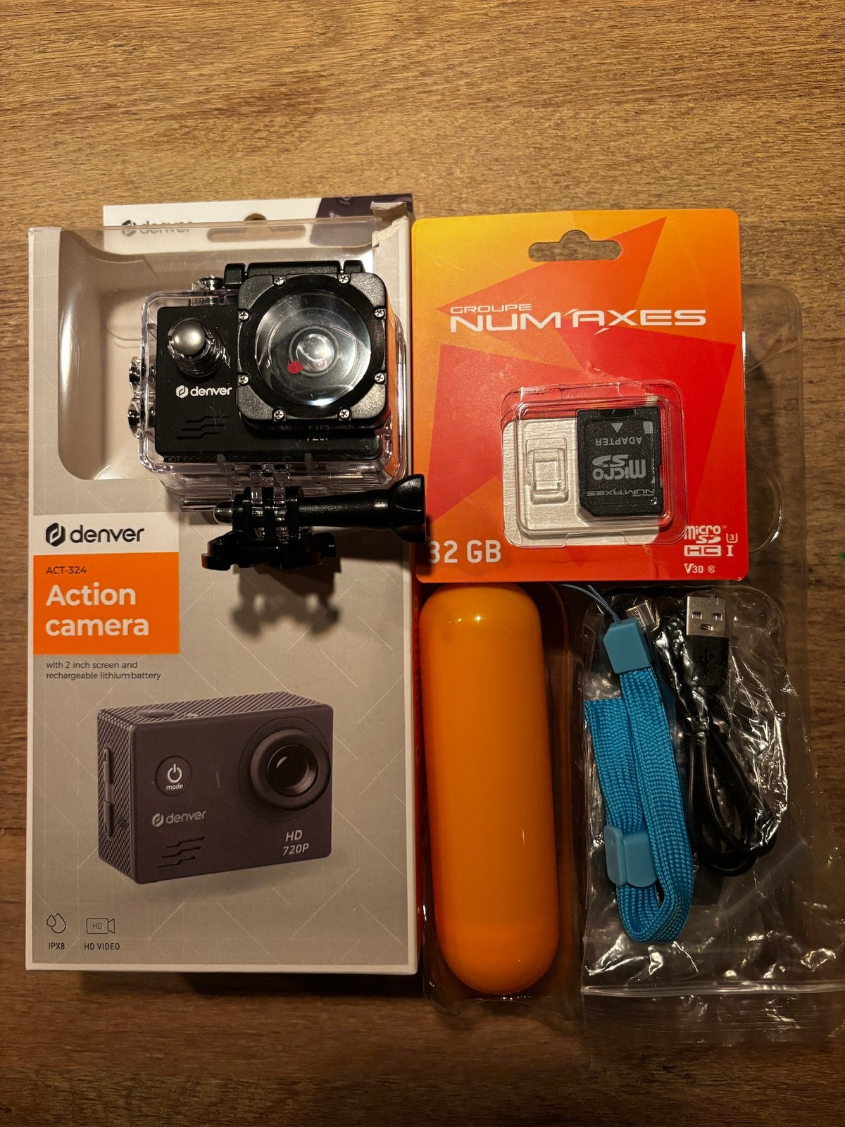 Camera Denver nieuw - sd-kaart nieuw, Audio, Tv en Foto, Actiecamera's, Ophalen of Verzenden, Nieuw, GoPro